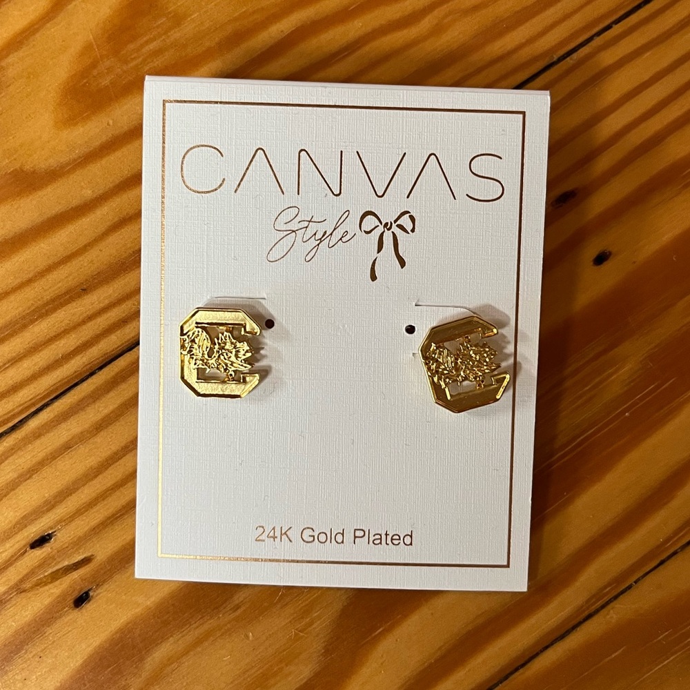 Gamecock Earrings